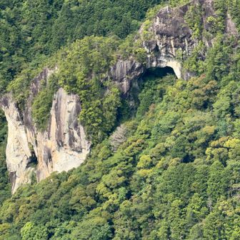 乳岩峡の通天門もバッチリ👍