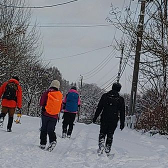 無事下山。今日のメンバーを見送る。お疲れ様でした😊