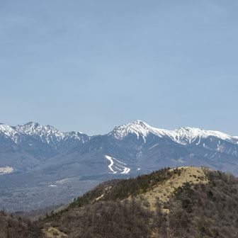 八ヶ岳の峰々、イケメン赤岳は流石にカッコいいな〜。
でもやっぱり、いぶし銀の権現岳に今年も登ろうかな。