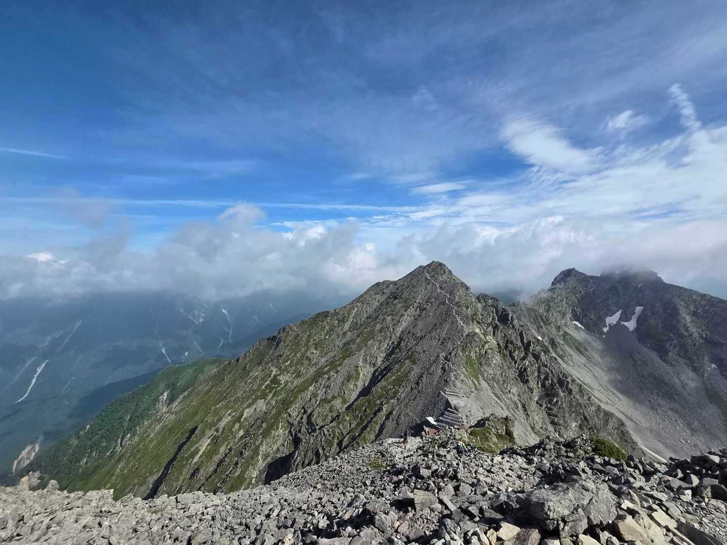 奥穂高岳 往復コースの写真