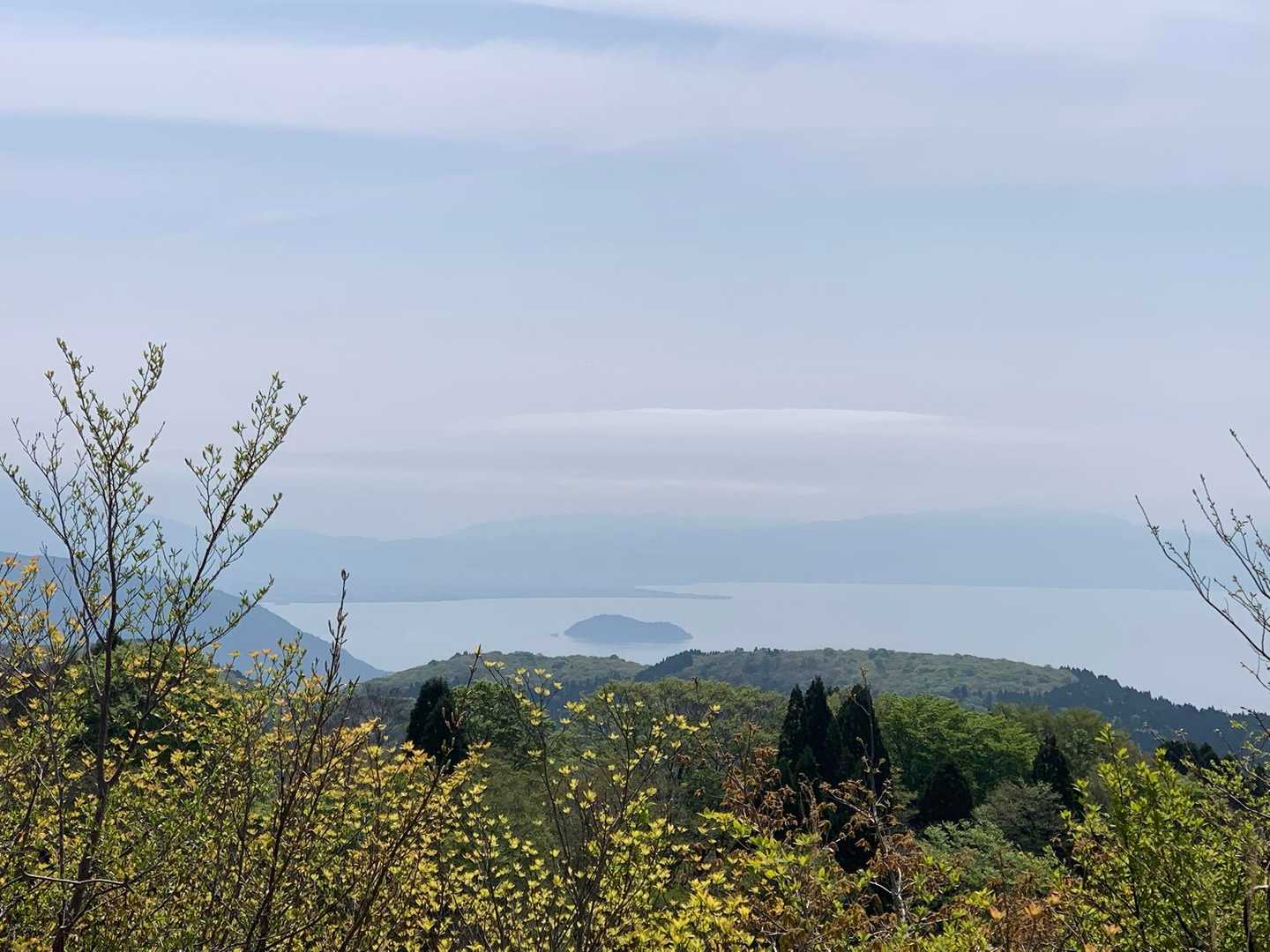 展望広場-大御影山 往復コースの写真