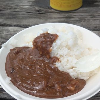 今日は適当カレー
冷凍ご飯温めたが芯が少し冷たい