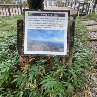 海はガスで見えません