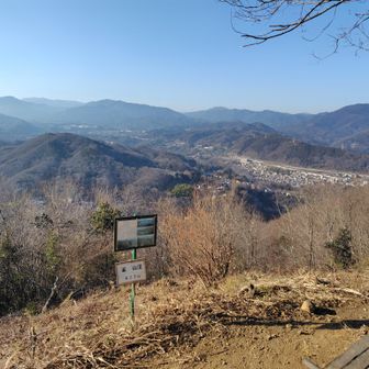 日連アルプスの峰山から