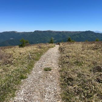 下山開始。お、浅間山だ。また落ち着いた頃にね。