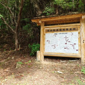 林道を歩き、ここが登山口
