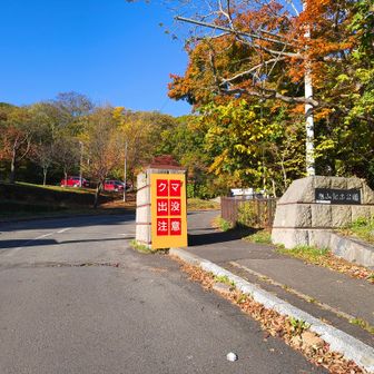 熊出没看板の存在感‼️
