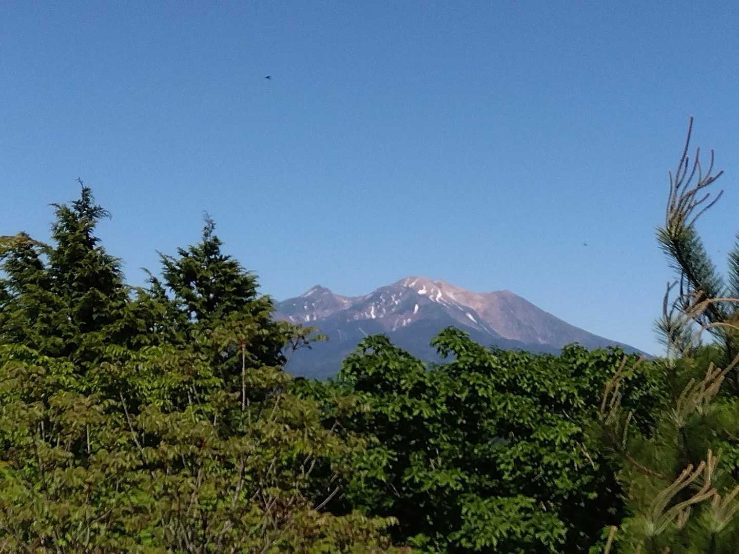 御嶽山〰️雲一つないね！