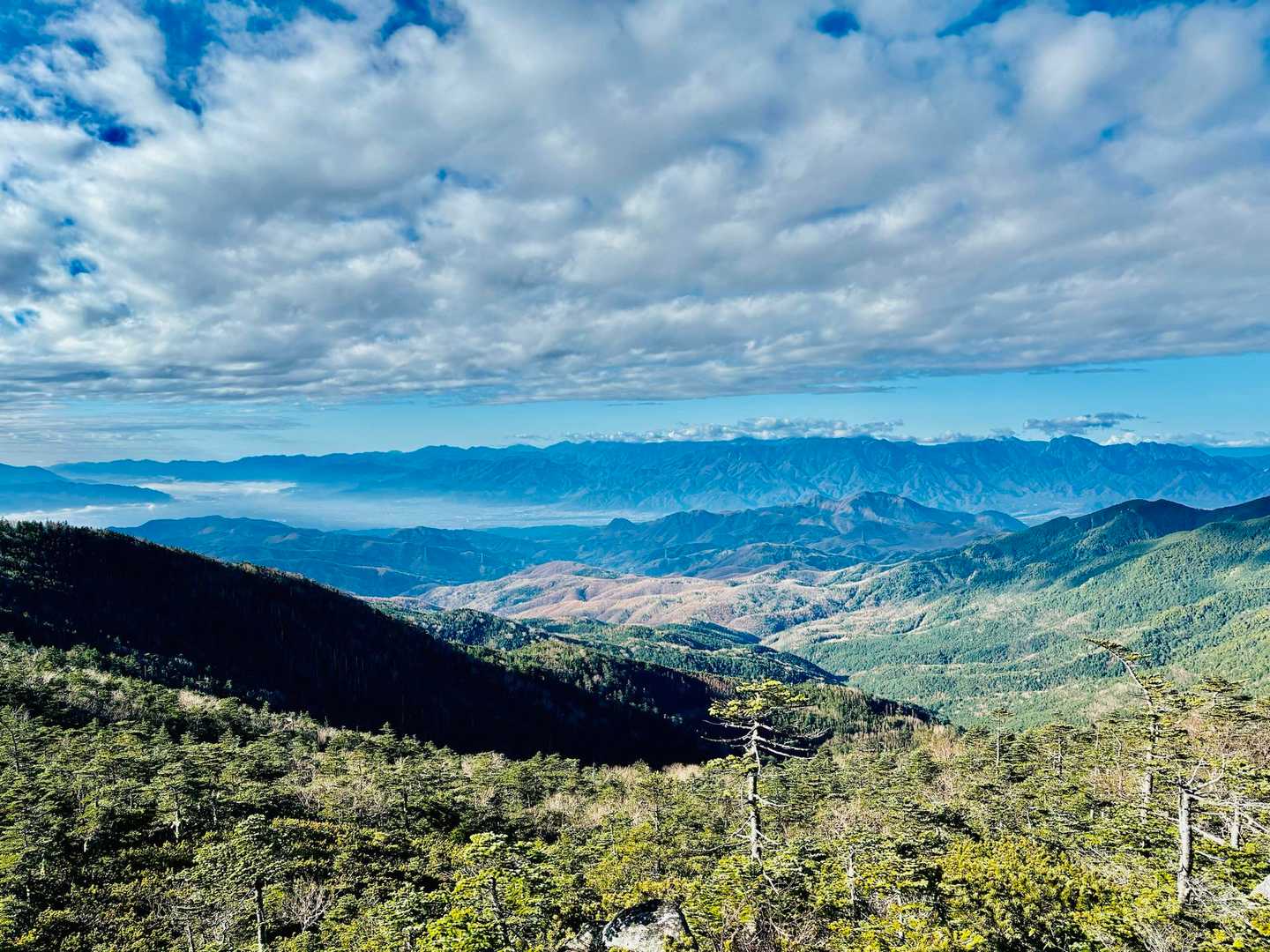 南アルプスがええ眺めです⛰️✨✨