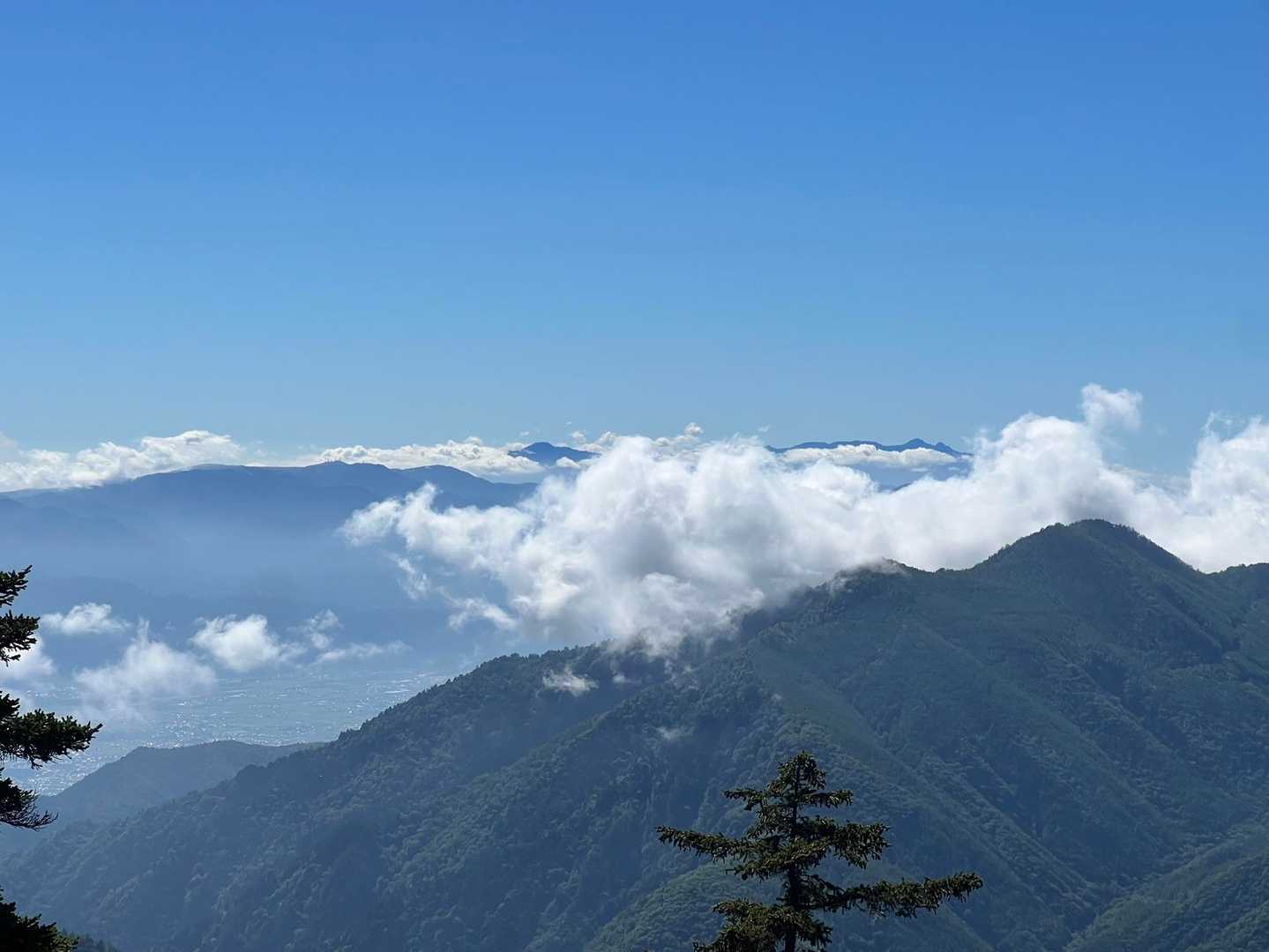 燕岳登山口-合戦沢の頭-大下りノ頭 縦走コースの写真