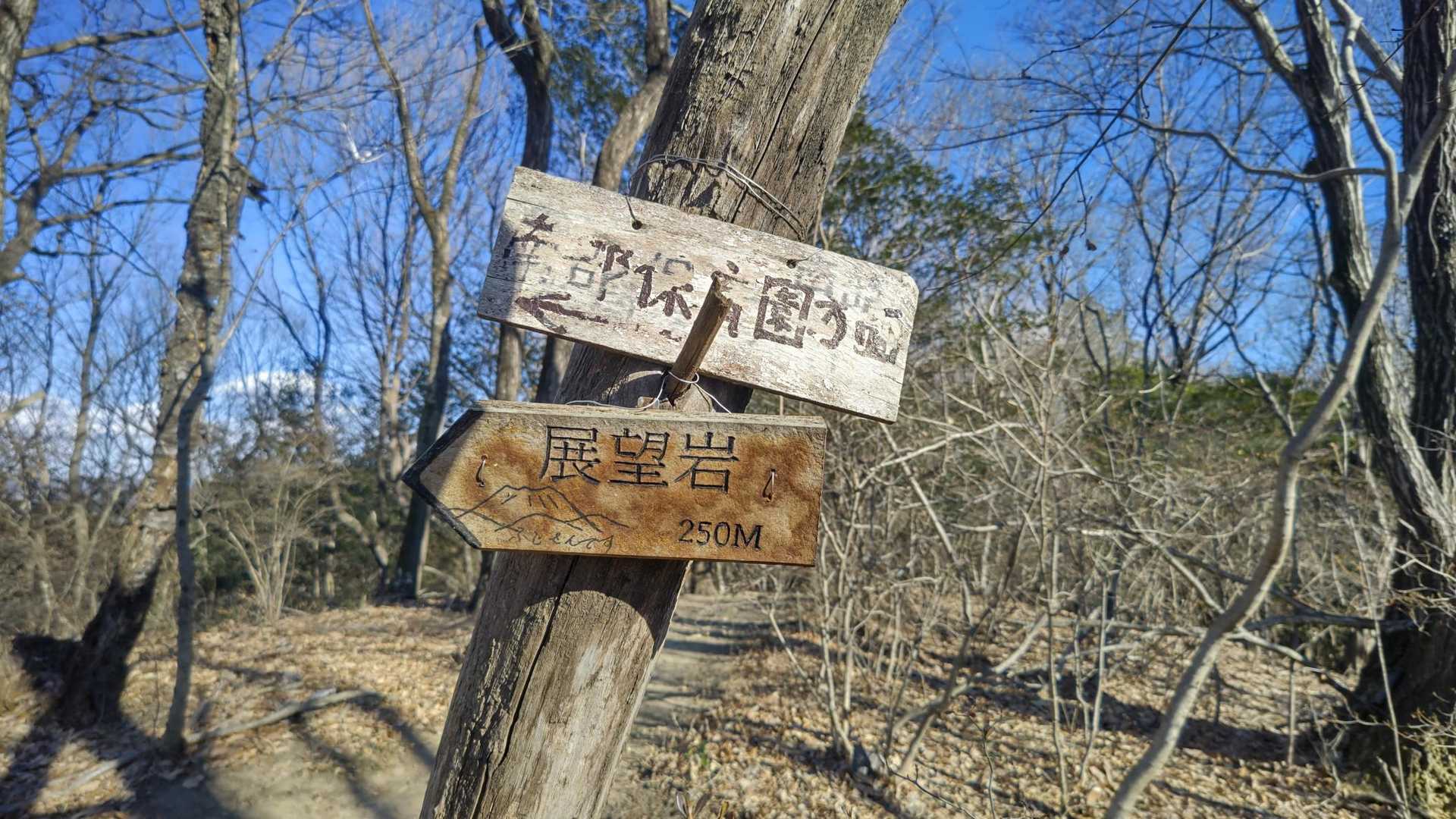 籾山峠-日向山-菅塩峠-高壷山-唐沢山 往復コースの写真