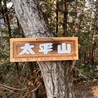 本日のメイン、太平山✨