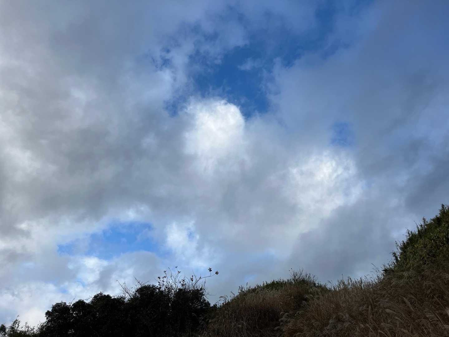 お、青空が見える♪