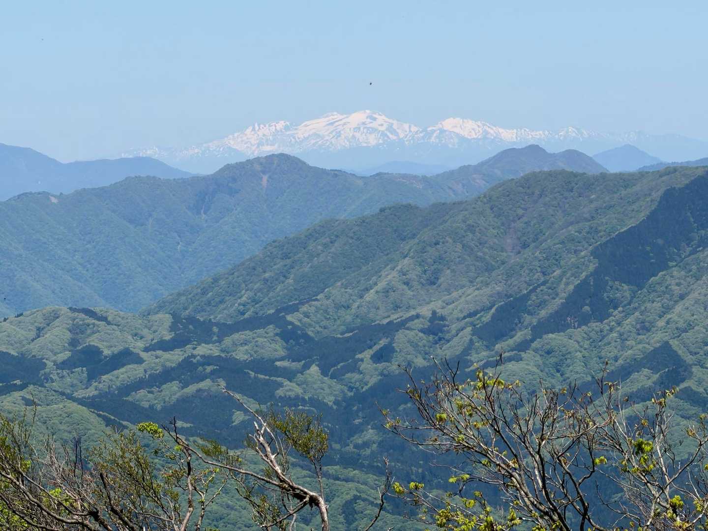 国見峠-国見岳-大禿山-御座峰-静馬ヶ原 縦走コースの写真