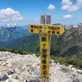 …いつもの悪い癖が出てしまった
つい出来心でマッドネス発動！
爺ヶ岳南峰登頂！
山頂からの３６０度パノラマはコチラ（↓）
https://youtu.be/AjQpuVHVi30