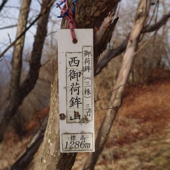 西御荷鉾山