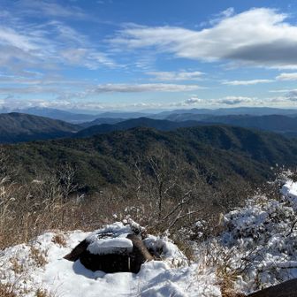 剣尾山から東方の眺め