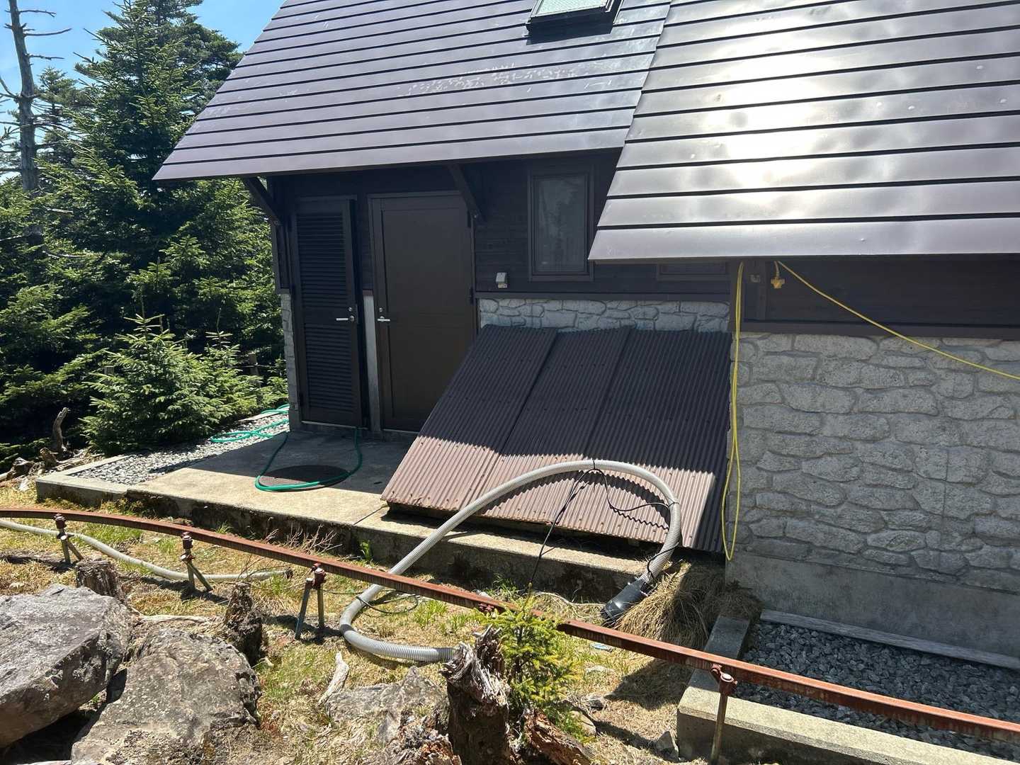 弥山の少し手間でコースアウトしました😅