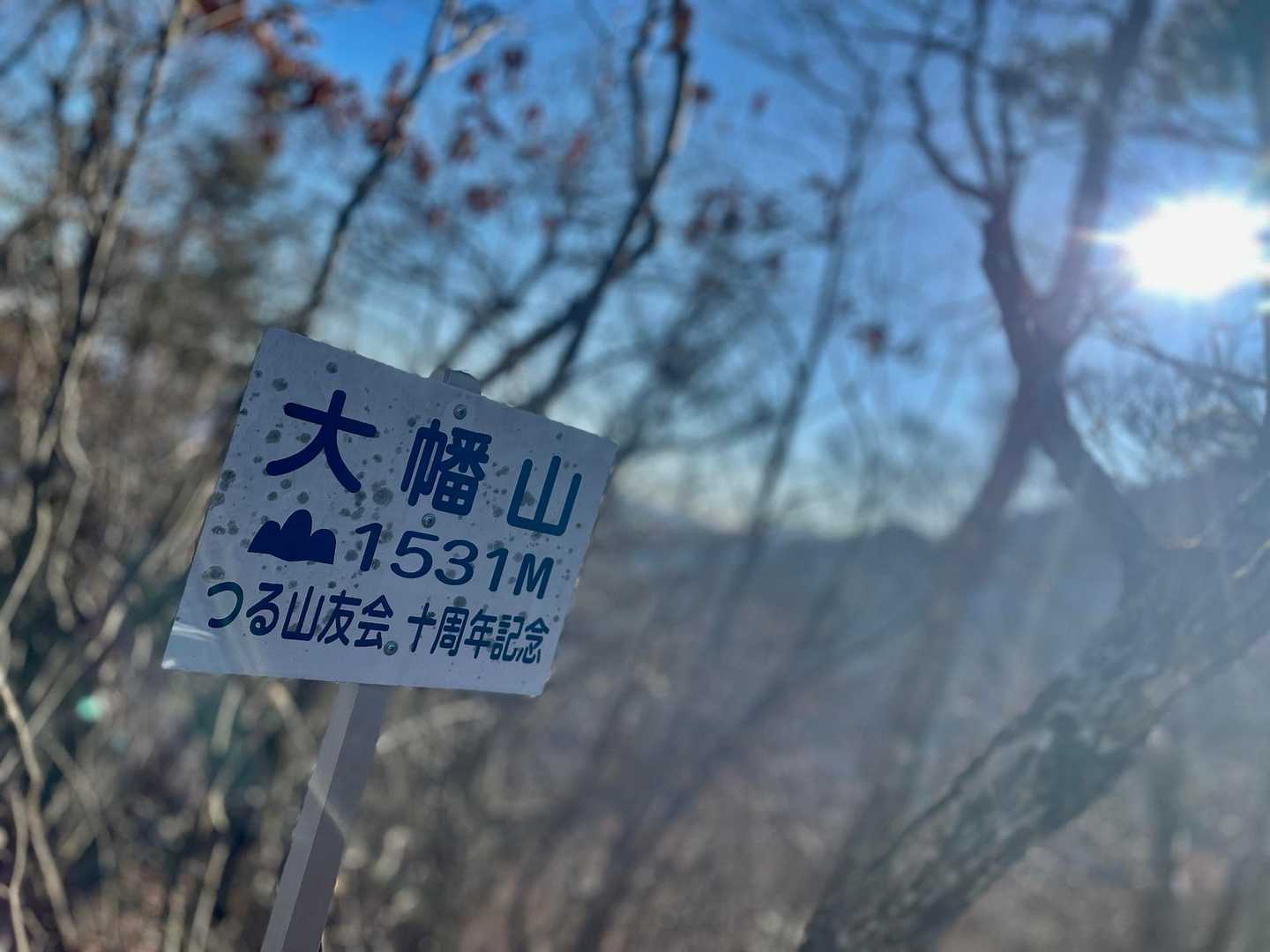 大した登りもないままに大幡山に着きました⛰️
これから相当登るはず…😓

ってかヤナ沢ノ頭通過してた…どこやったんやろ❓🤔