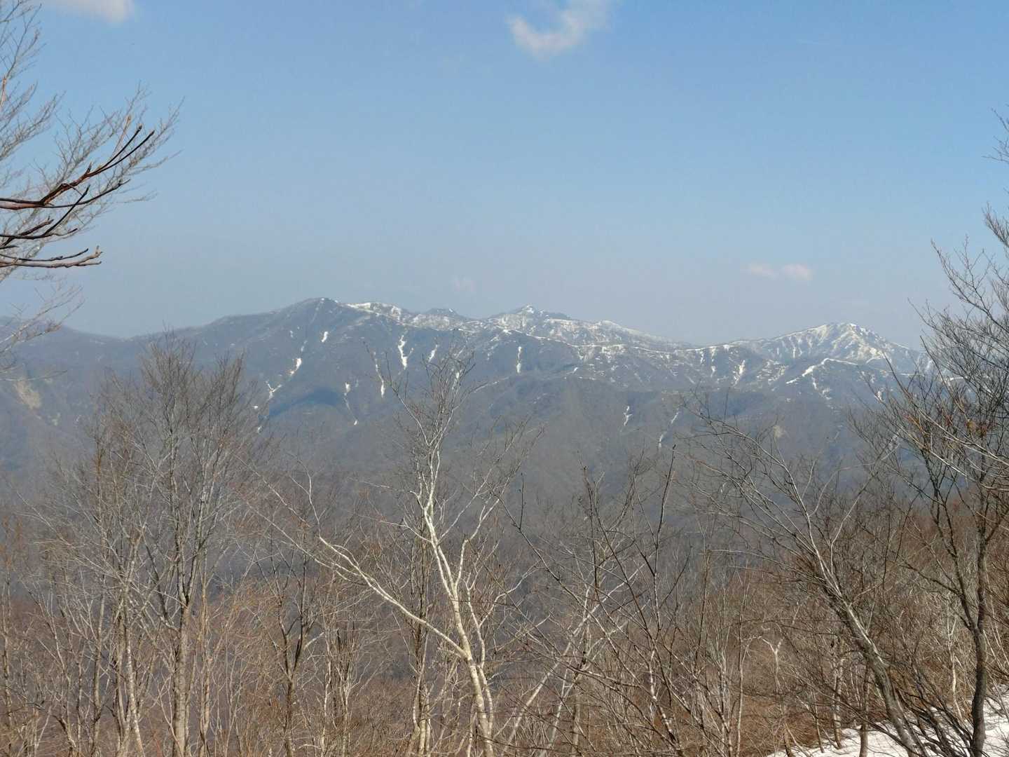 白谷登山口-横山岳-鳥越峠-エコチ谷登山口 周回コースの写真