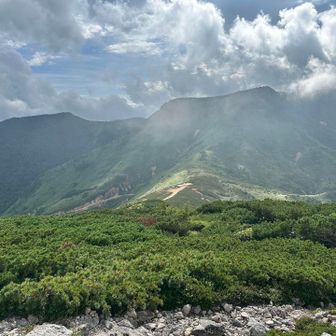 最後の登り返しを終え毛無山まで下山🌈