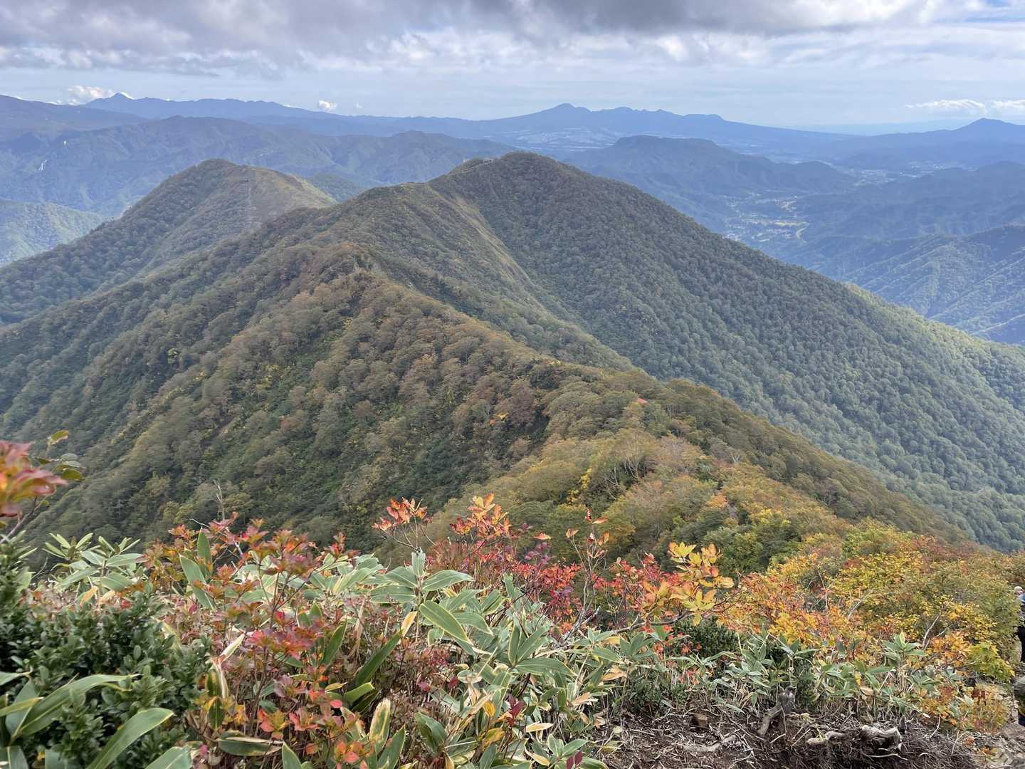 朝の方が天気は良かったけど、午後の方が紅葉は綺麗に見えました気がします。光の加減なのかな。
谷川岳の紅葉、堪能できました♪