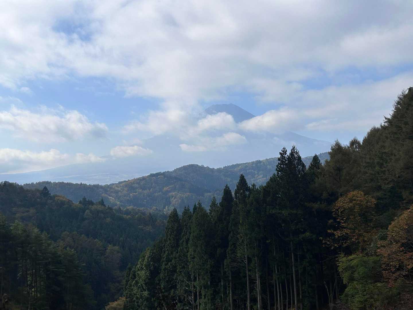 ちらっと富士山