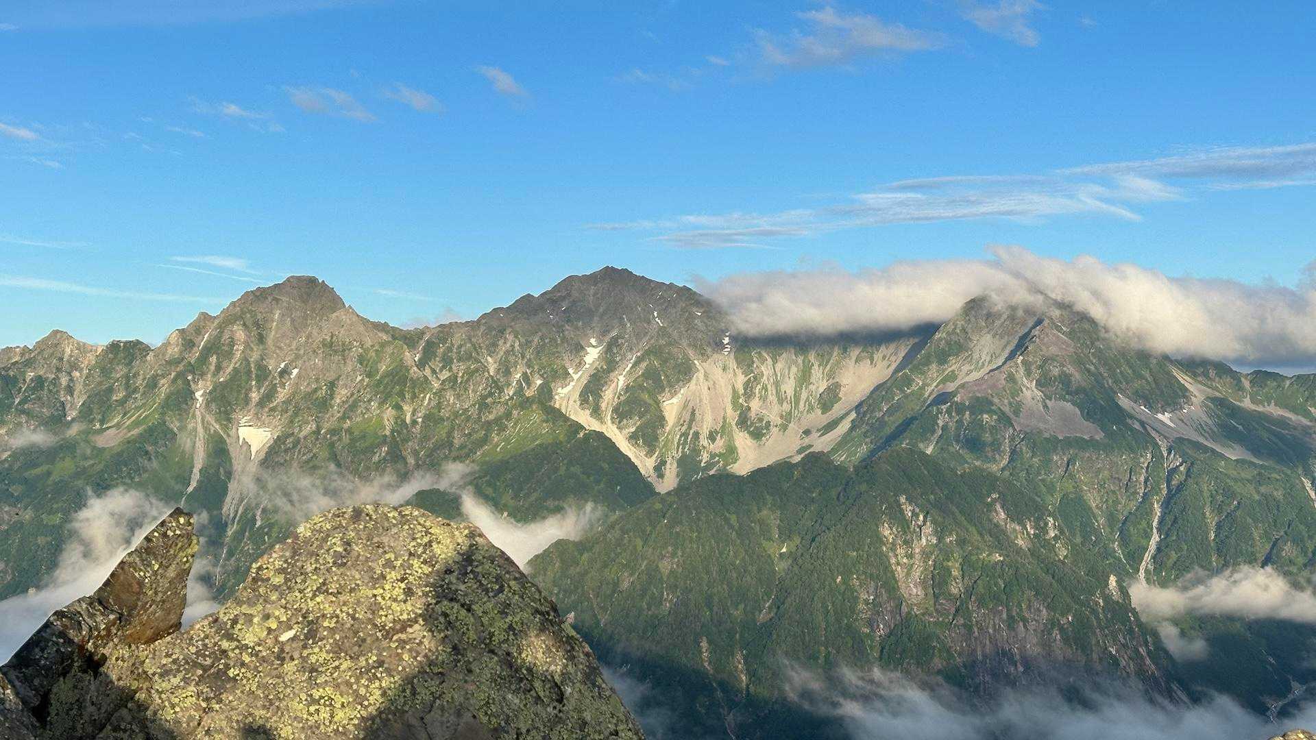 三股-常念岳-蝶ヶ岳 周回コースの写真