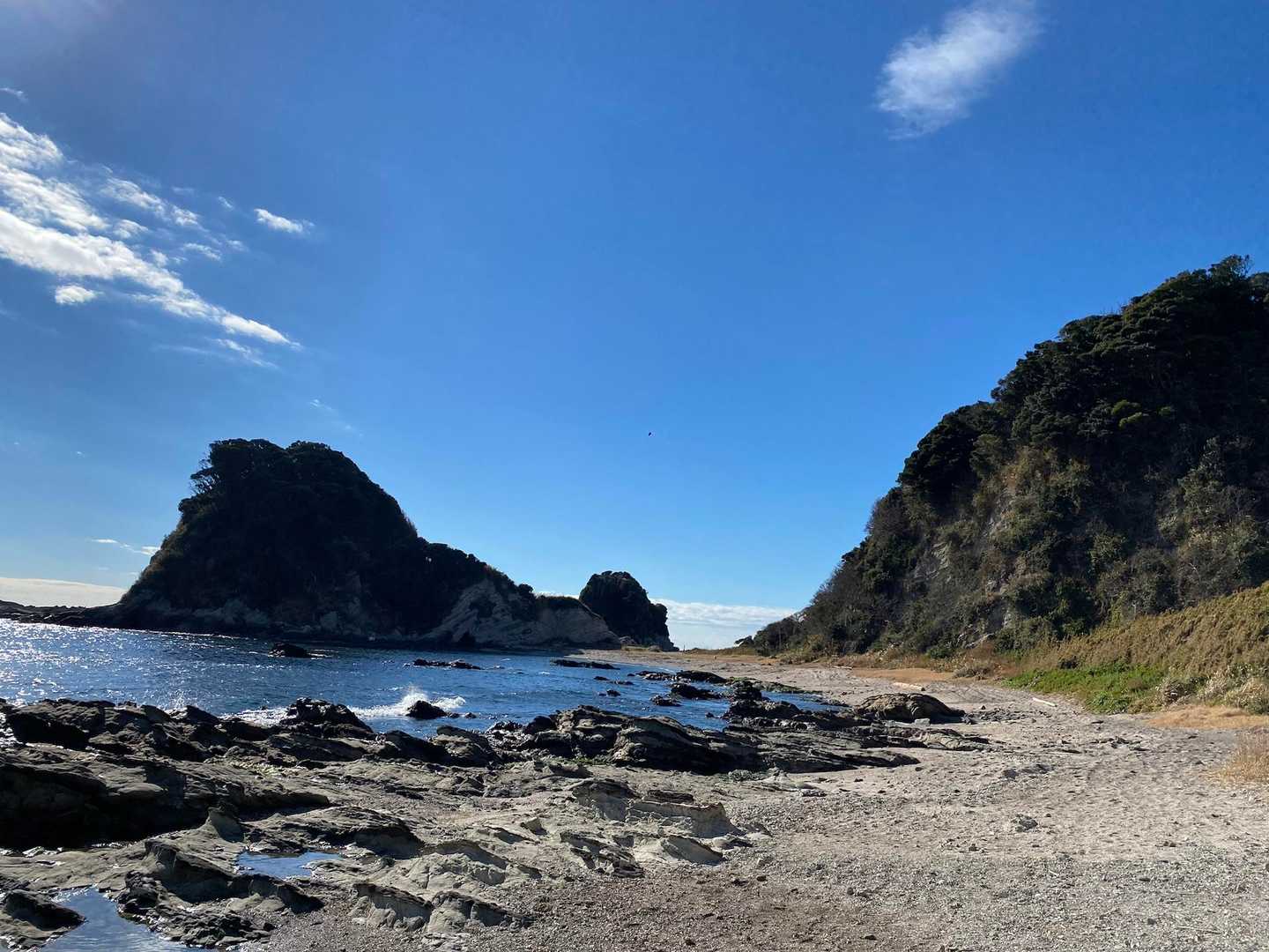 剱崎-江奈湾-白浜毘沙門天-盗人狩-宮川町バス停 縦走コースの写真