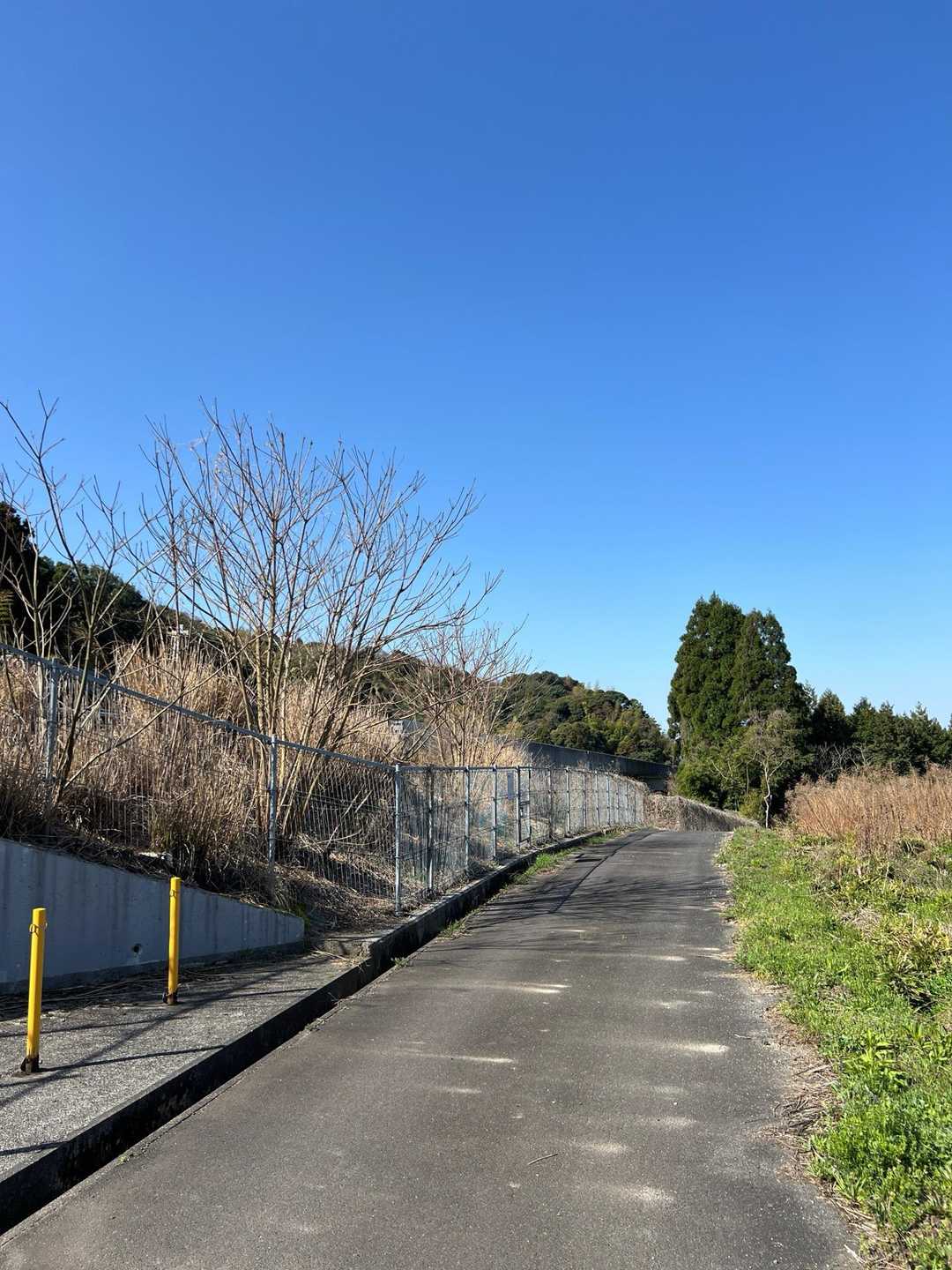 この先、左に曲がって山陰道の下を潜ります