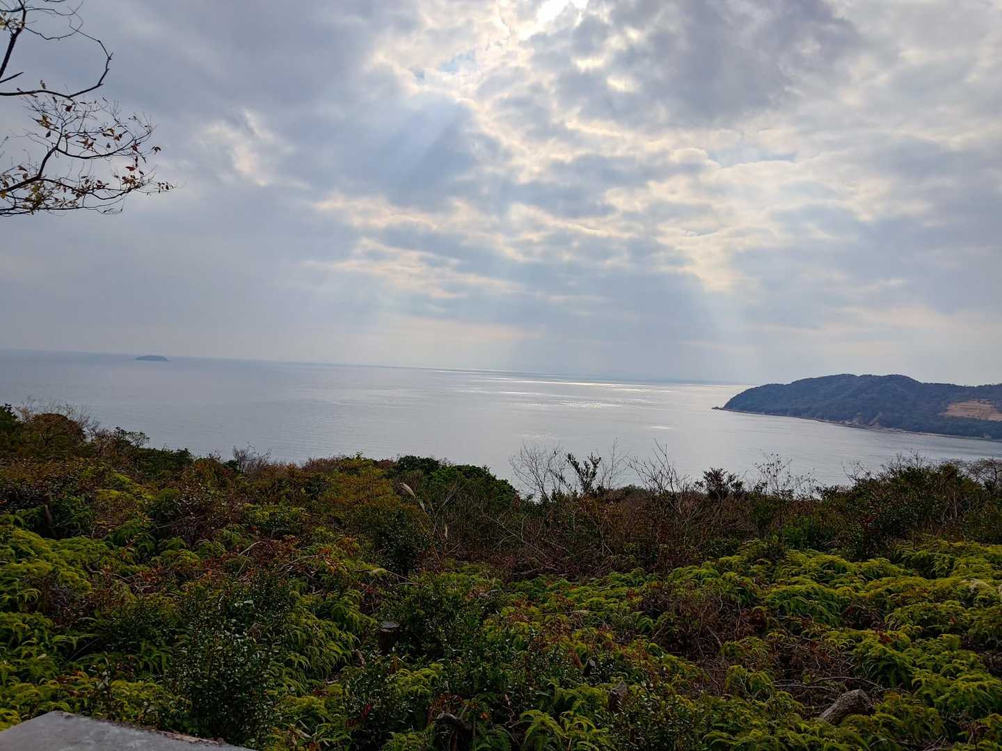 僅かながらだけど日差しもある。