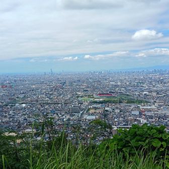 枚岡山展望台からの眺め😊