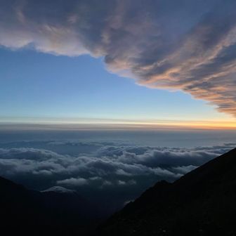 翌朝、雲海が🤩