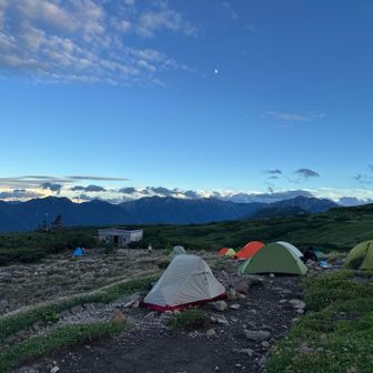 テン場も賑わってきたね。