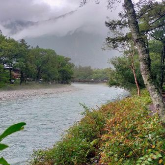 河童橋に戻って来ました
さすが北アルプス
大満足の山行でした👍