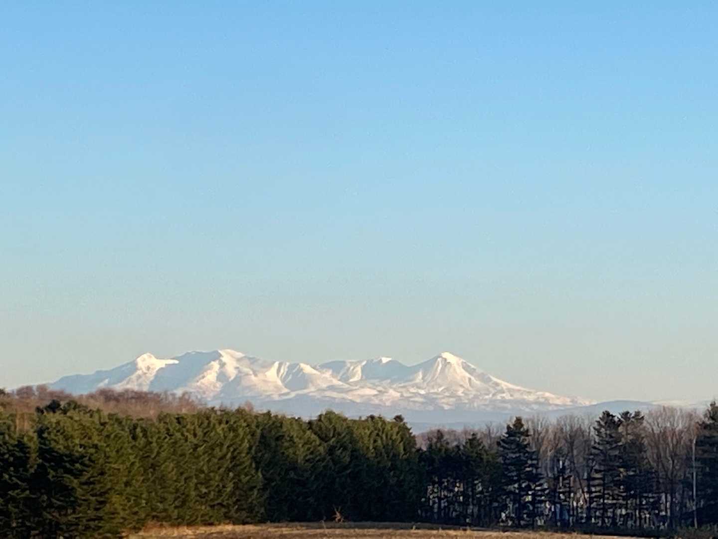 大雪山は⛰綺麗にみえました♫