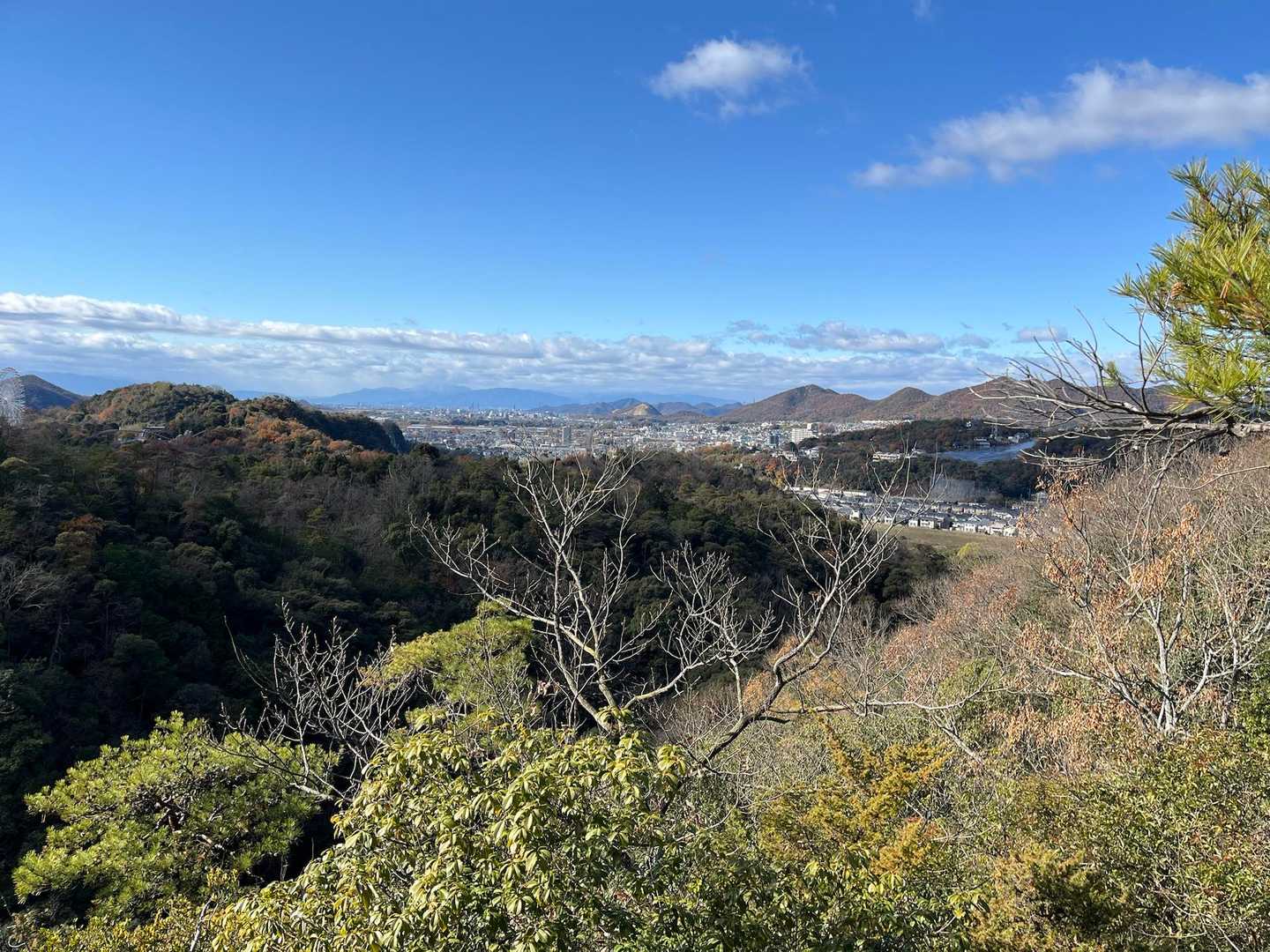 寂光院-継鹿尾山-石原登山口-大平山 縦走コースの写真
