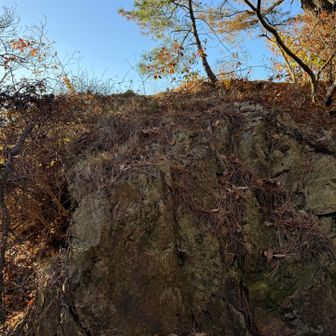 ふぅ〜坂道が急でしたが天狗岩に到着