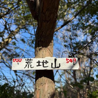 荒地山の可愛い方の標識