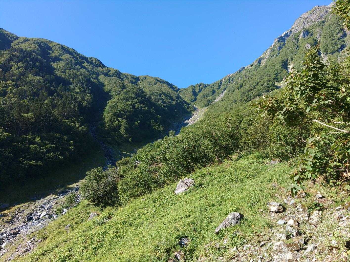 広河原登山口-北岳 往復コースの写真