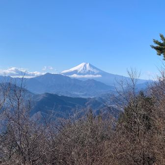 百蔵山頂上へ到着。