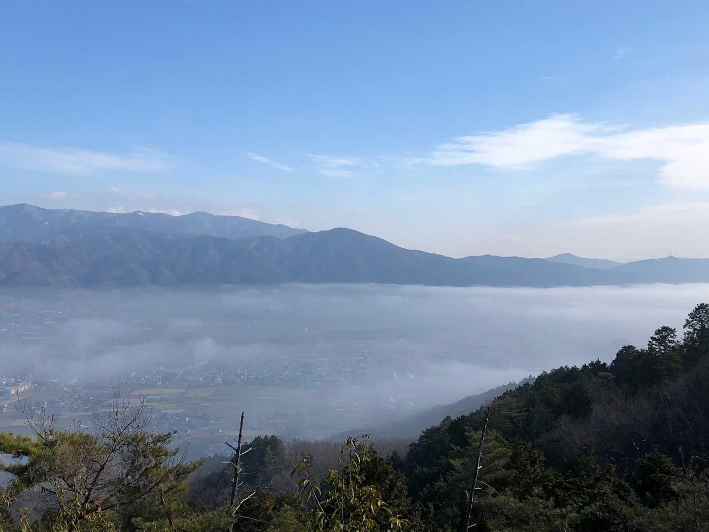 千代川方面は少し薄れて来てます。
