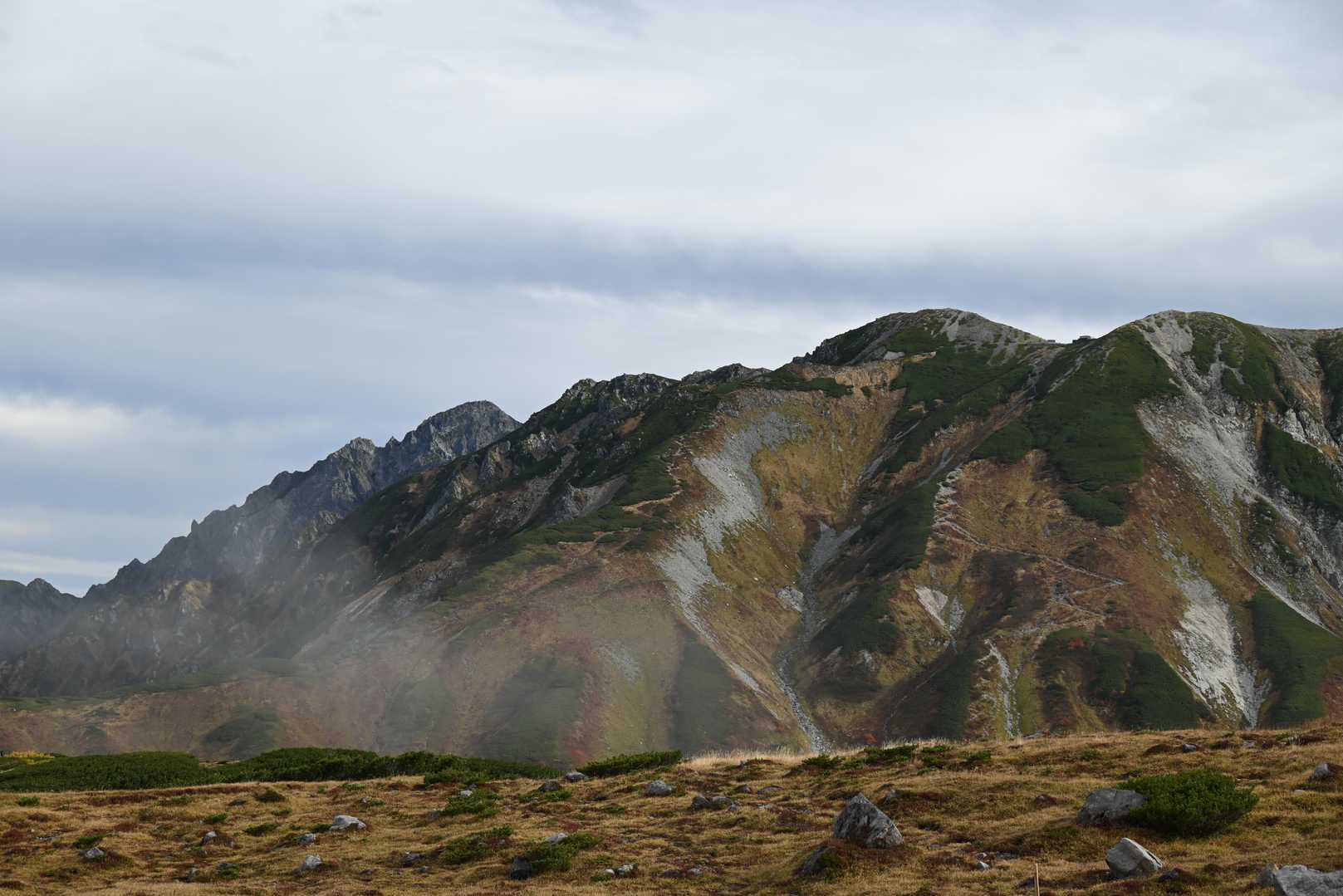 📸今日目指す別山方向