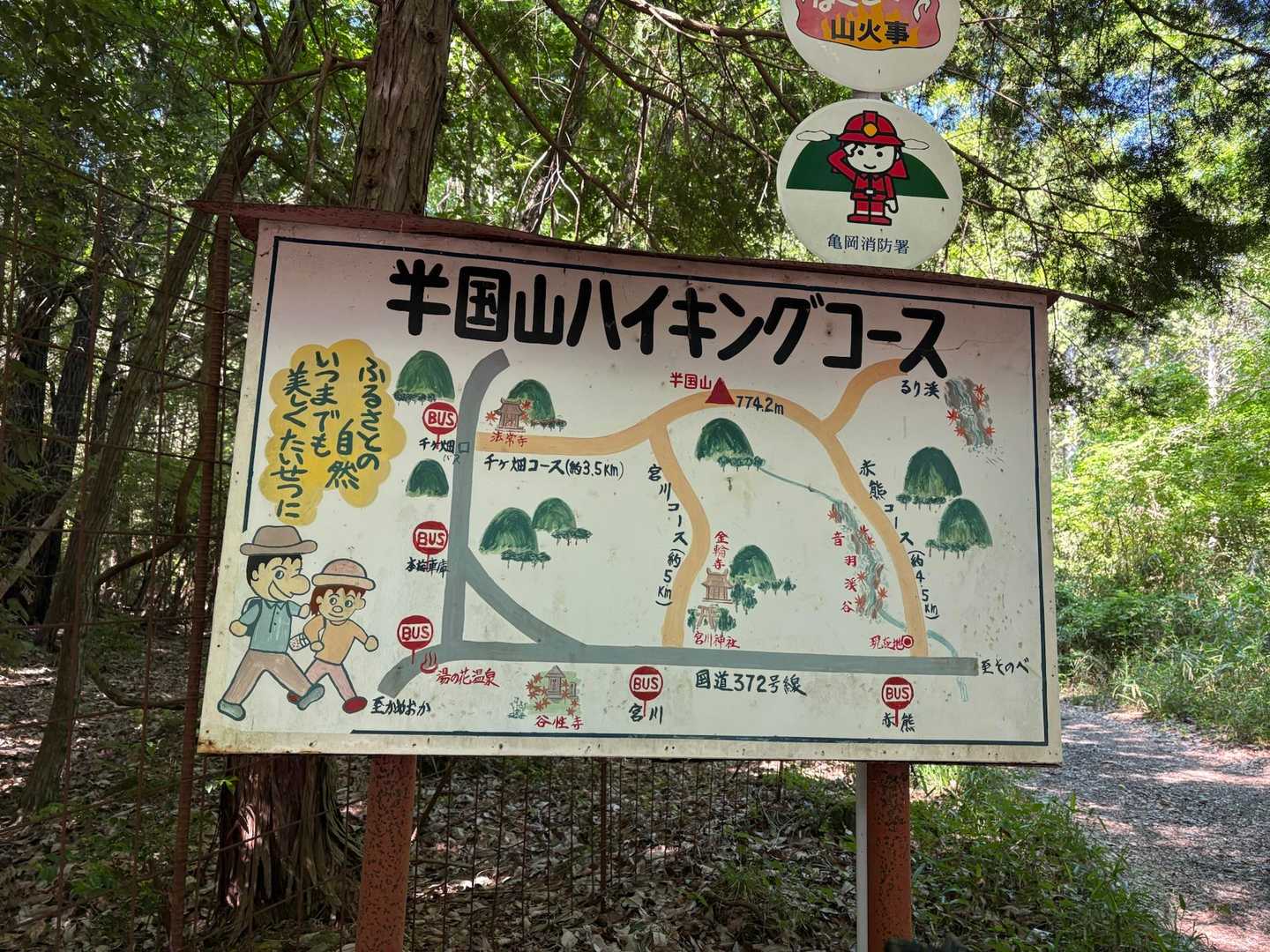 金輪寺-半国山-牛つなぎ広場 周回コースの写真