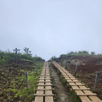 大倉滑走路も霧中🤣