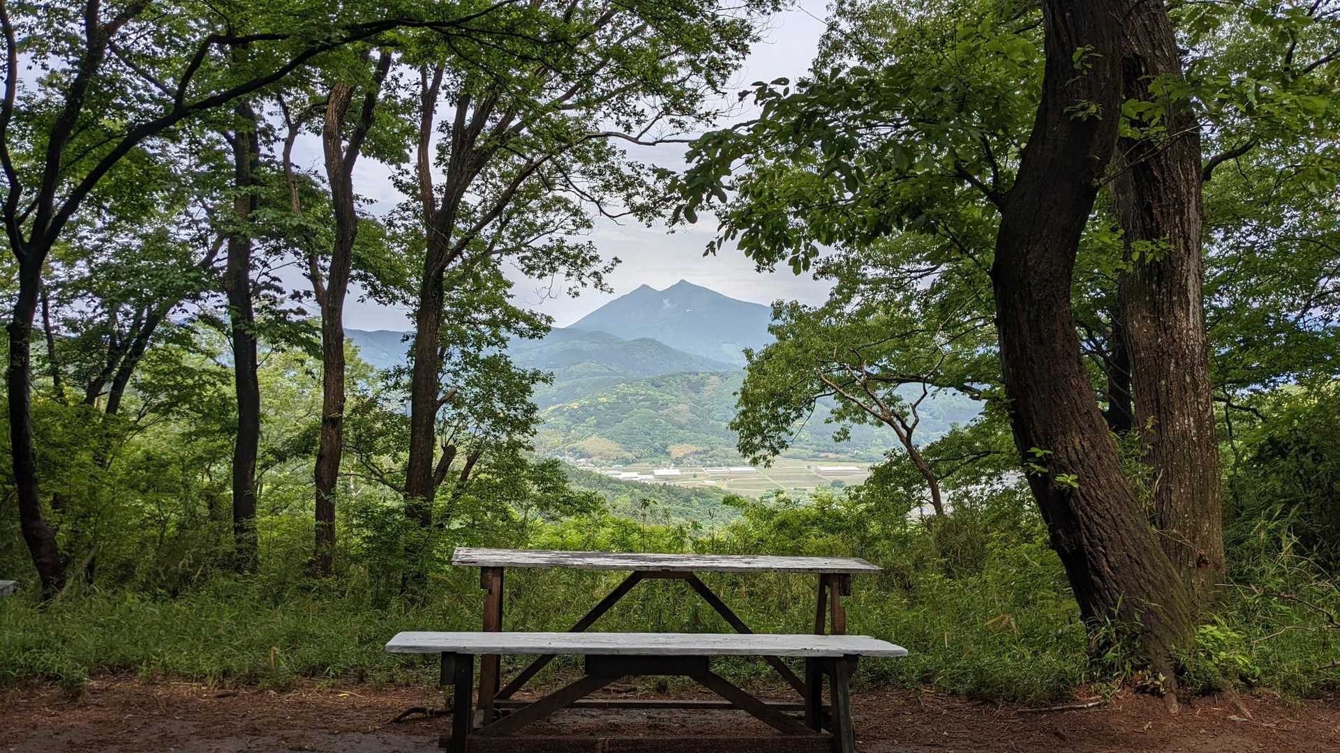 黒文字平
筑波山が丸見え👍