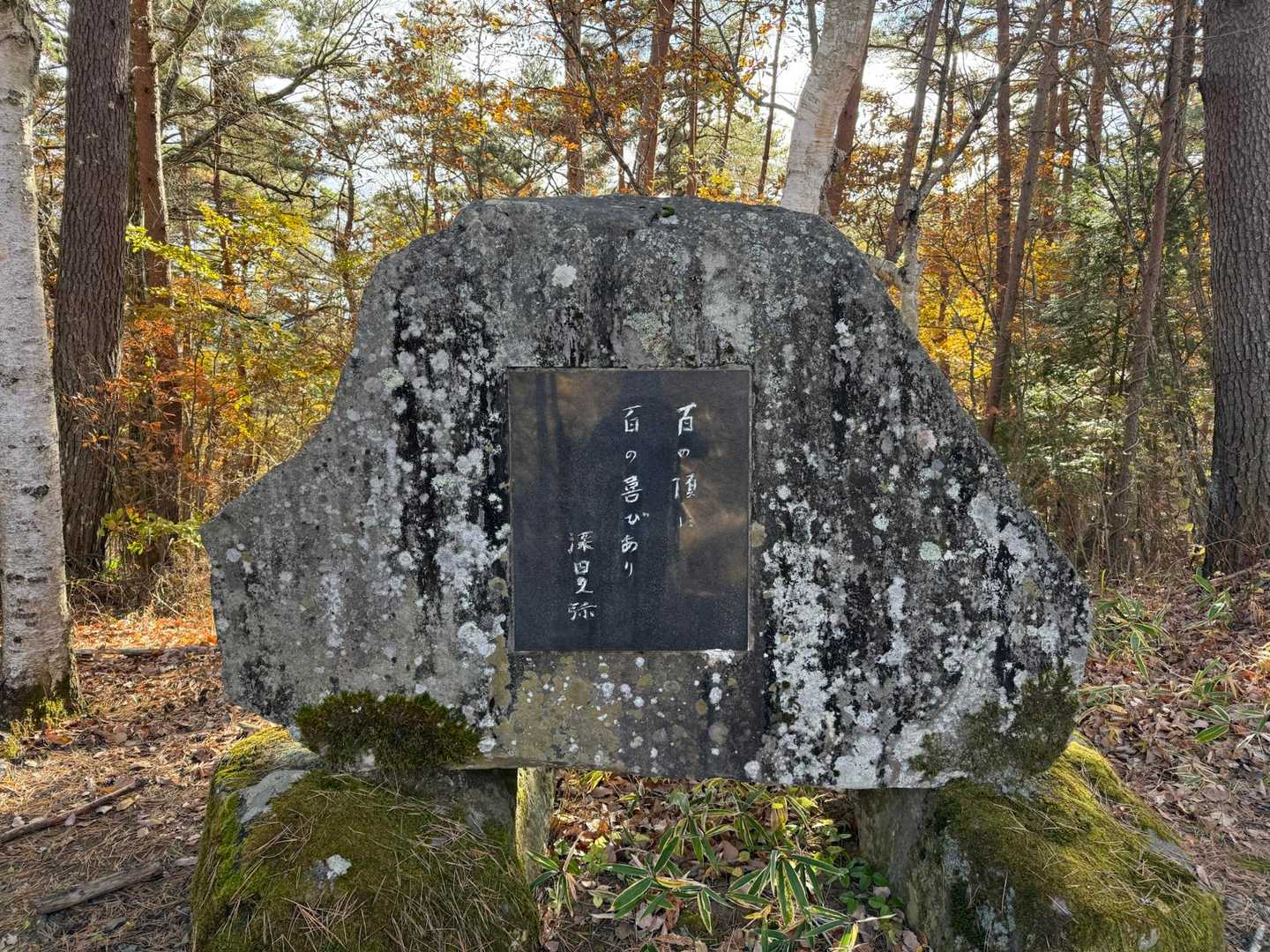 深田公園入口-茅ヶ岳-大机 周回コースの写真