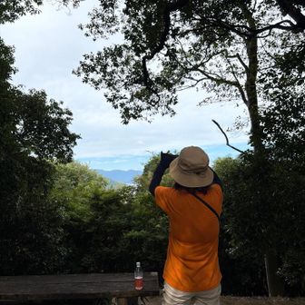 畝傍山を撮影
