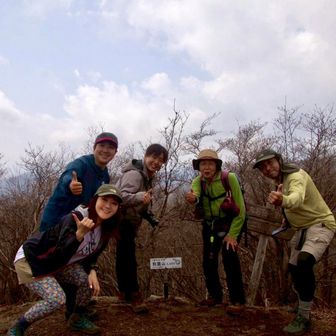全員で記念撮影！
ゆー君今年絶対十文字小屋行こうな！