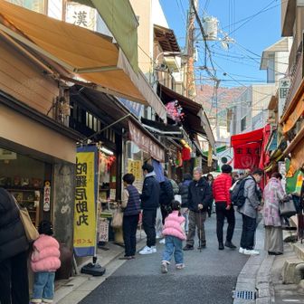 下山したら縁日っぽいのやってた
お店に吸い込まれそうになったけどハンバーガーのために我慢ｗ